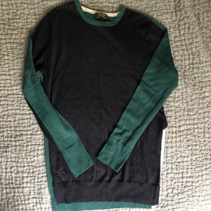 Rag and Bone color block cashmere sweater